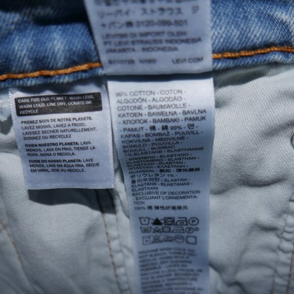 Levis 550 Relaxed Fit Jeans Men's Size 32x34 Premium Light Wash Denim NEW - Picture 9 of 10